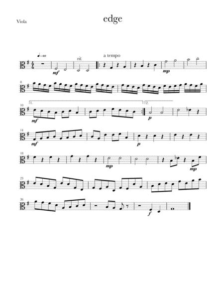 EDGE for clarinet and strings image number null