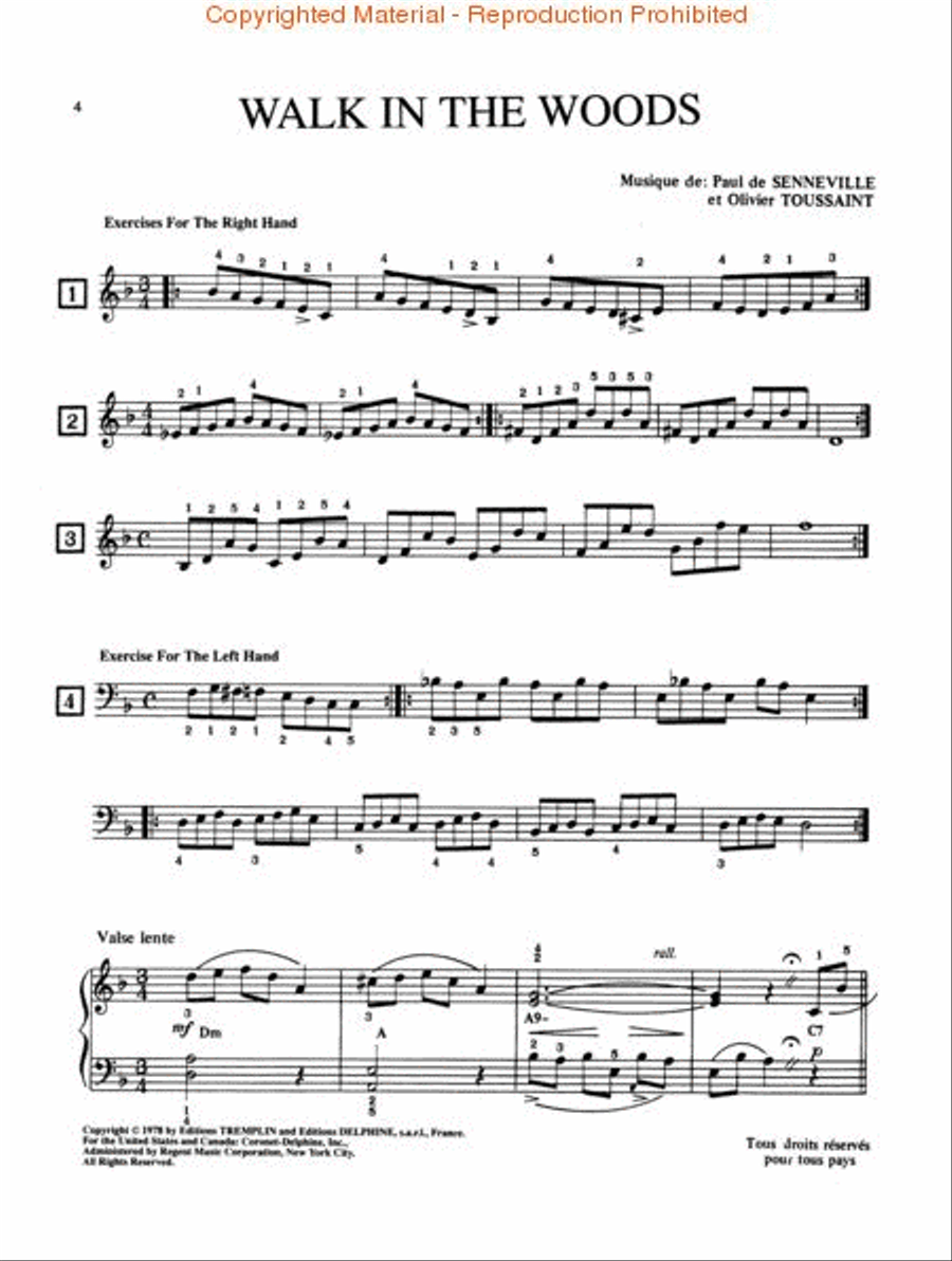 The Richard Clayderman Collection for Easy Piano Easy Piano scores gallery preview page 2