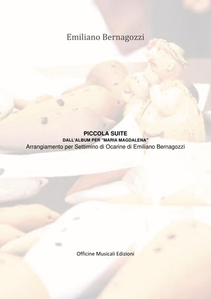 Book cover for Piccola Suite dall'album "Maria Magdalena" per settimino di ocarine