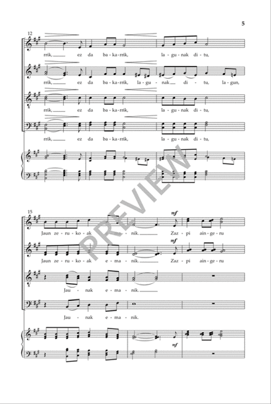 Izar ederrak (SATB) Divisi scores gallery preview page 6