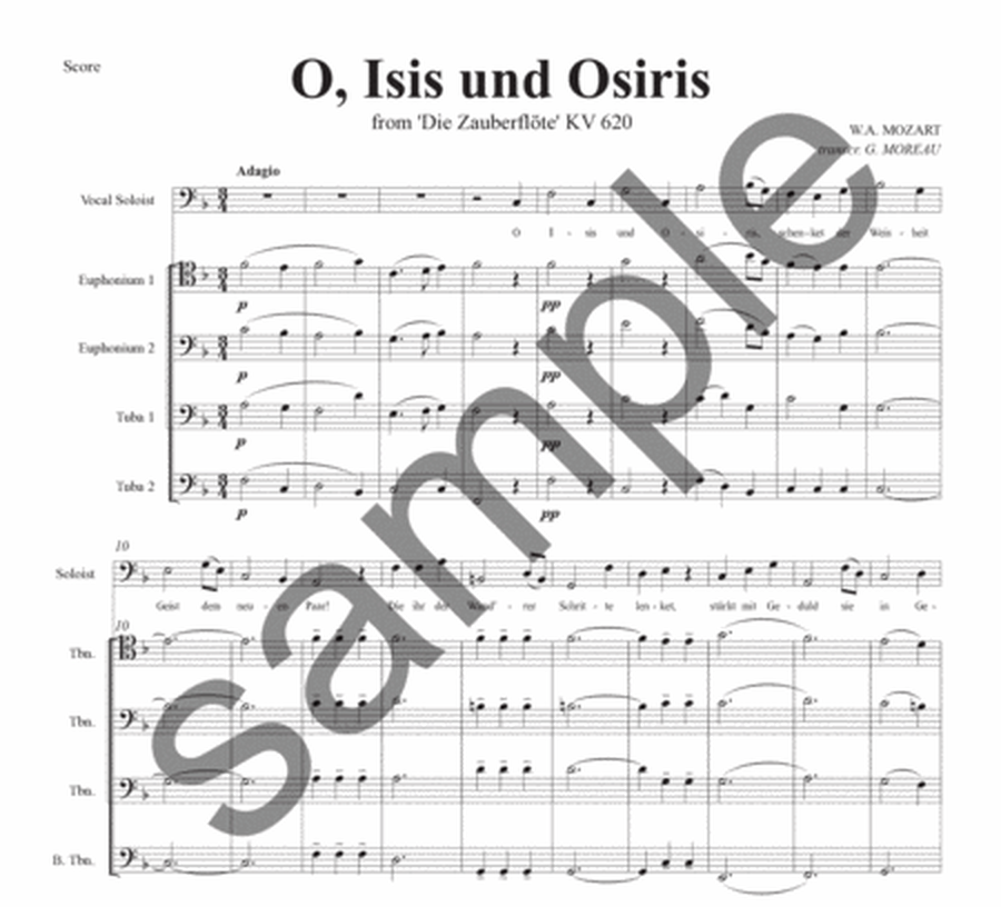 O, Isis und Osiris from 'Die Zauberflote'