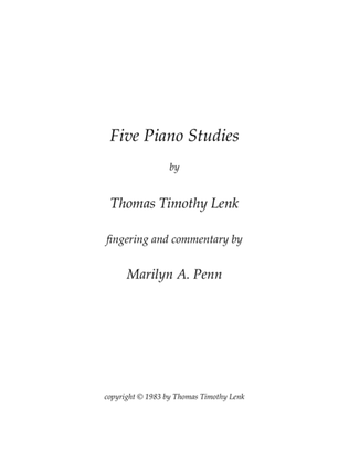 Five Piano Studies