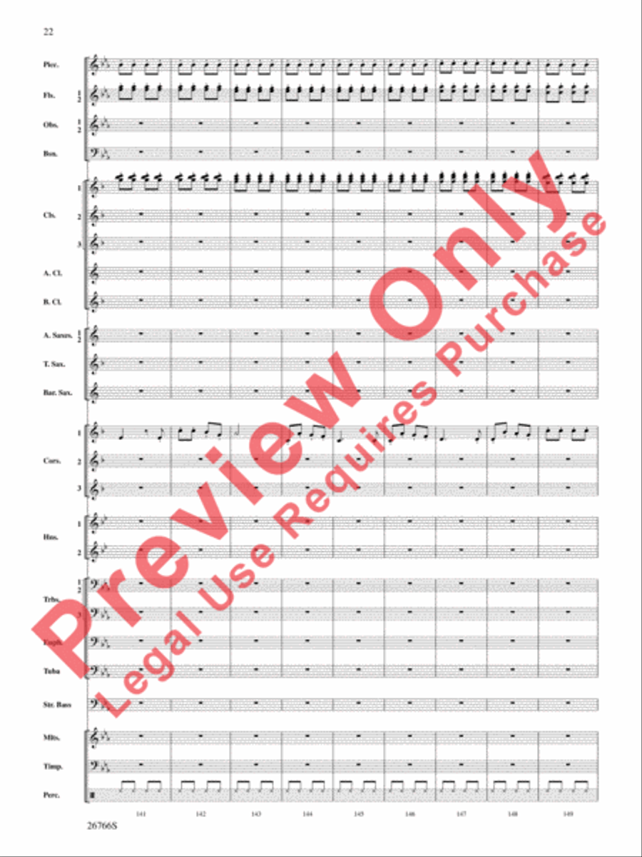 A Christmas Festival A Christmas Festival Concert Band scores gallery preview page 23