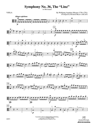 Symphony No. 36, The "Linz": Viola