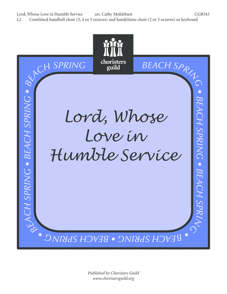 Lord, Whose Love in Humble Service image number null