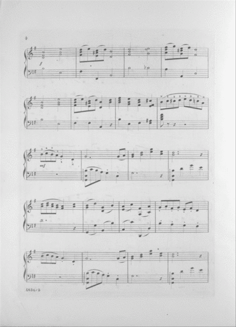 Lady Cleveland Gavotte Piano Solo scores gallery preview page 3