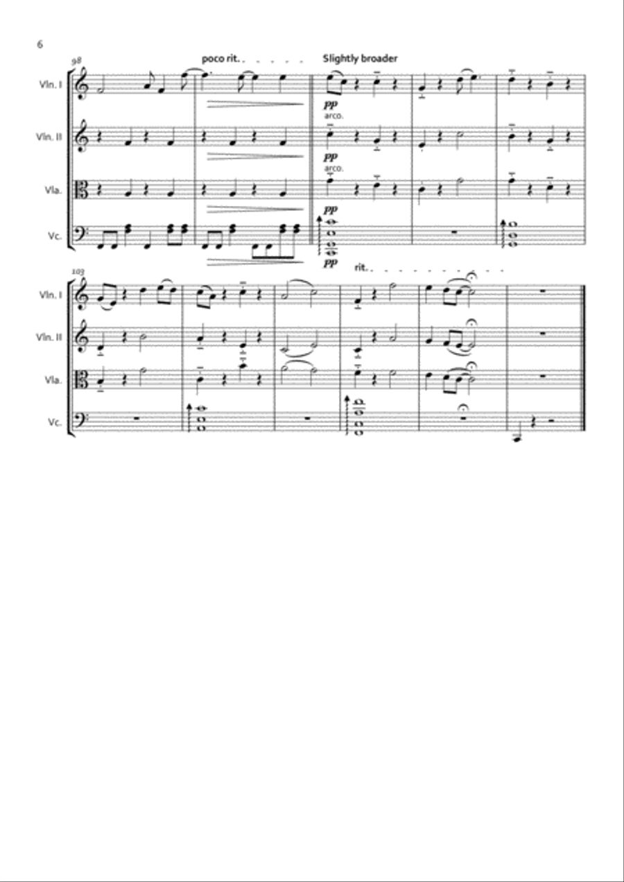 I'm Yours String Quartet scores gallery preview page 6