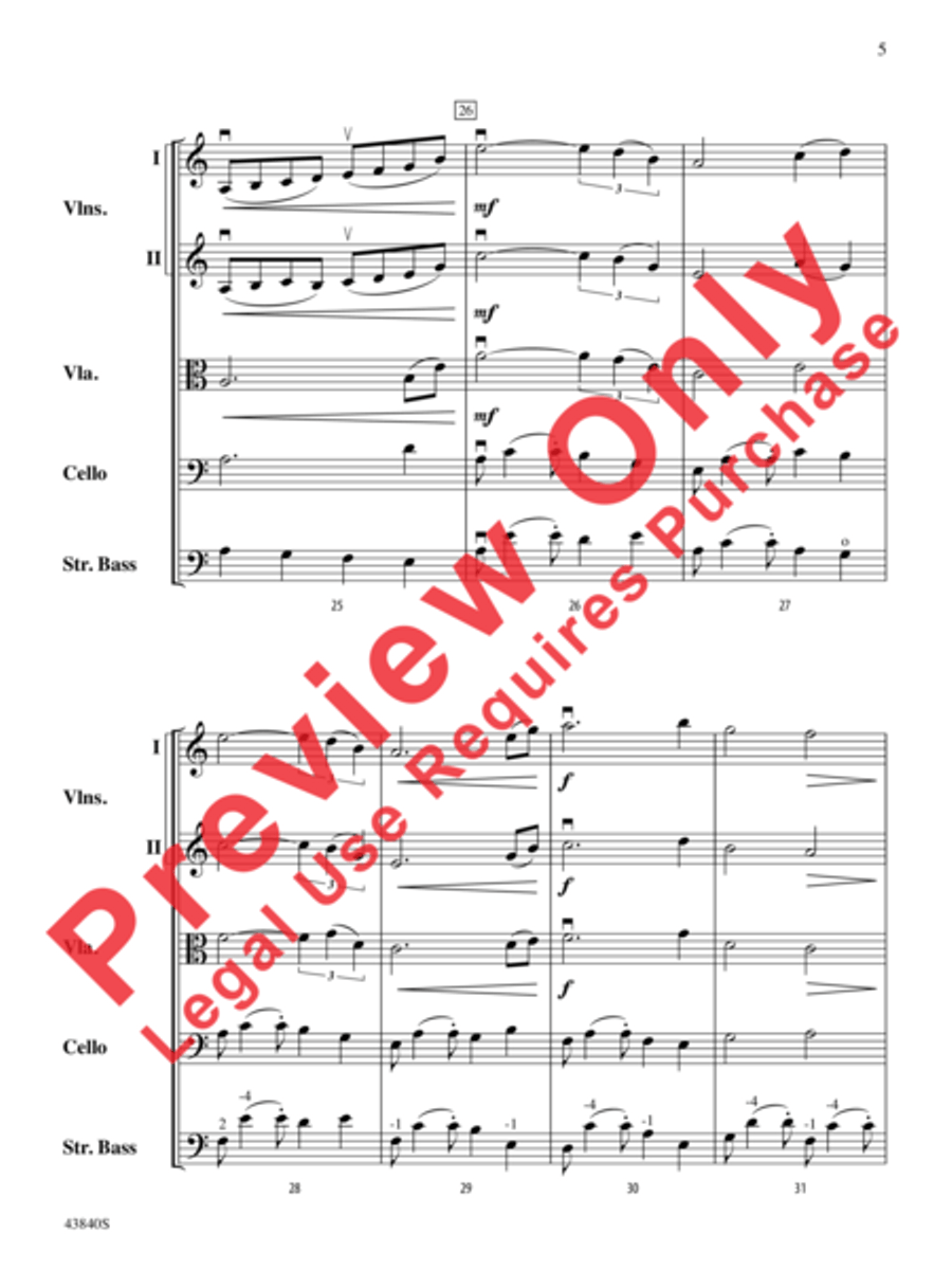 Mystère String Orchestra scores gallery preview page 6
