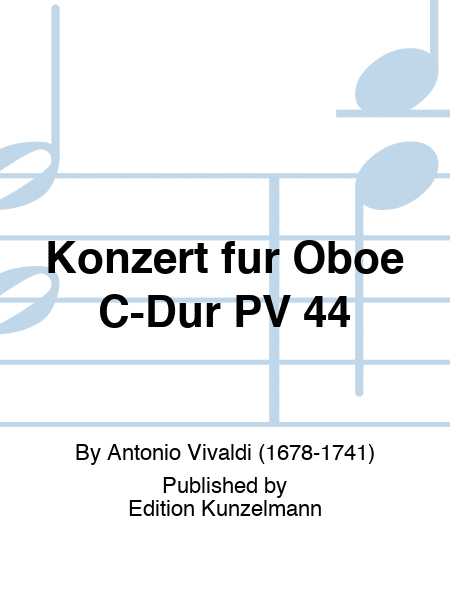 Concerto for oboe in C major PV 44