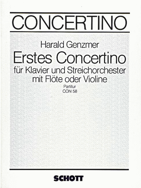 Concertino 1 Pf/str Score
