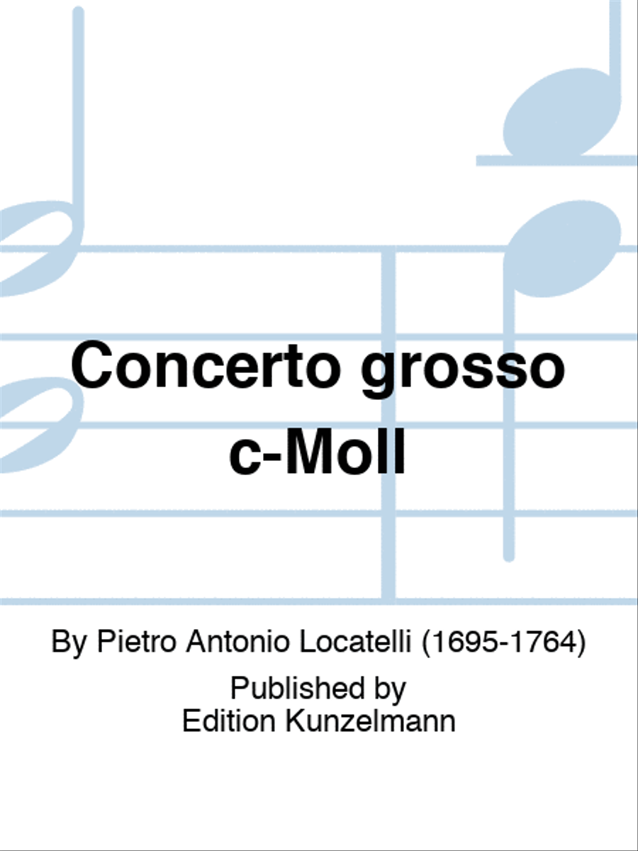 Concerto grosso in C minor Violin scores gallery preview page 1