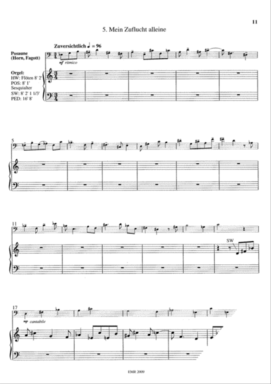 Sechs Choralbearbeitungen