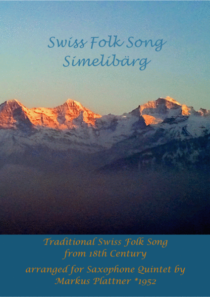 Swiss Folk Song - Simelibärg image number null