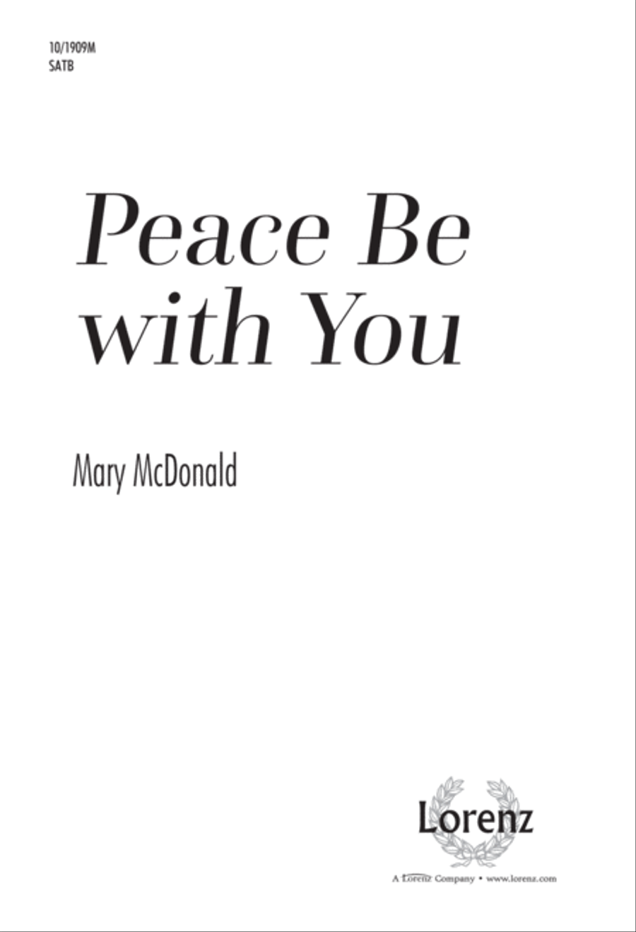 Peace Be with You 4-Part scores gallery preview page 1