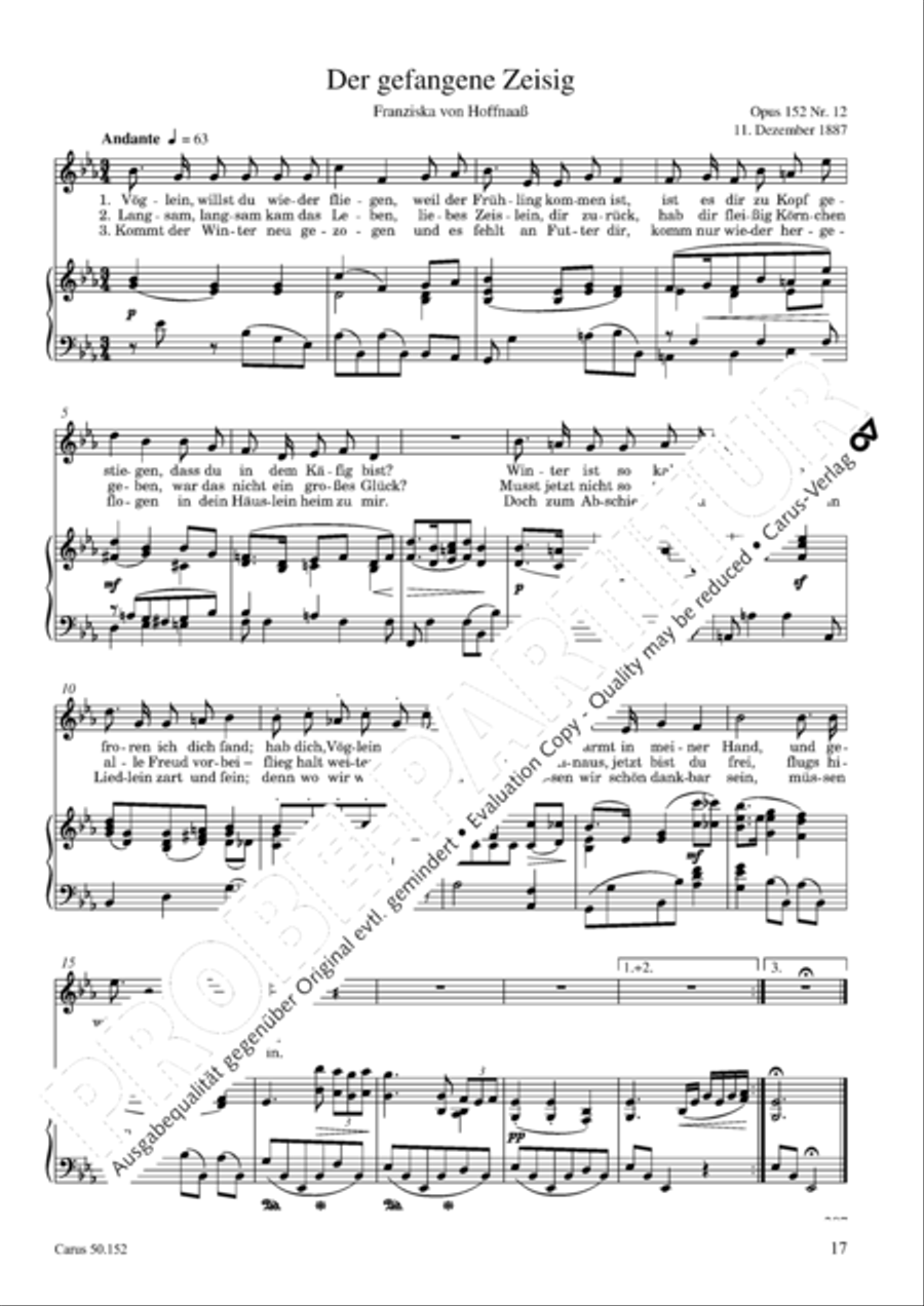 Liederbuch fur Kinder op. 152 Choir scores gallery preview page 18