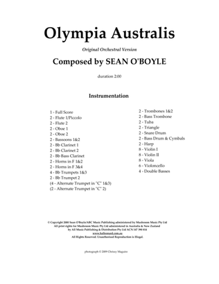 Olympia Australis (Orchestra) - Score