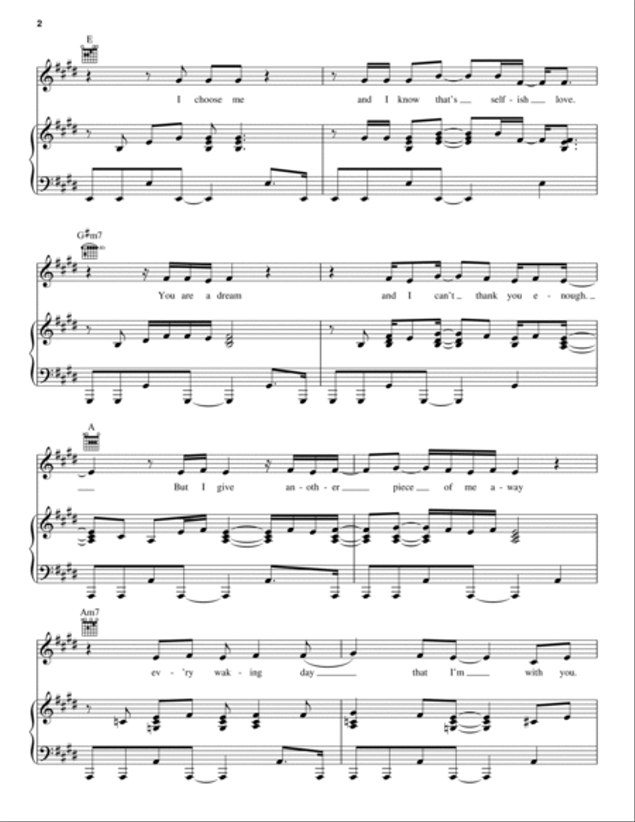 Midnight Train Midnight Train Piano, Vocal, Guitar scores gallery preview page 2