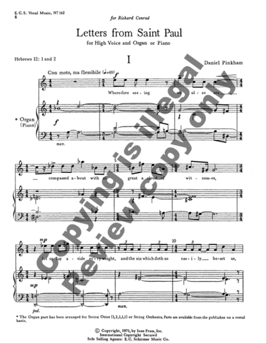 Letters from Saint Paul Letters from Saint Paul Chamber Music scores gallery preview page 3