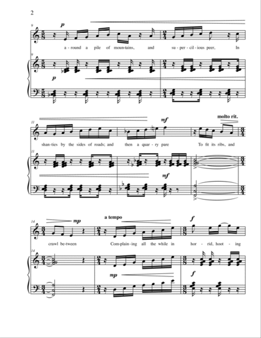 An American Song Cycle Soprano Voice scores gallery preview page 2