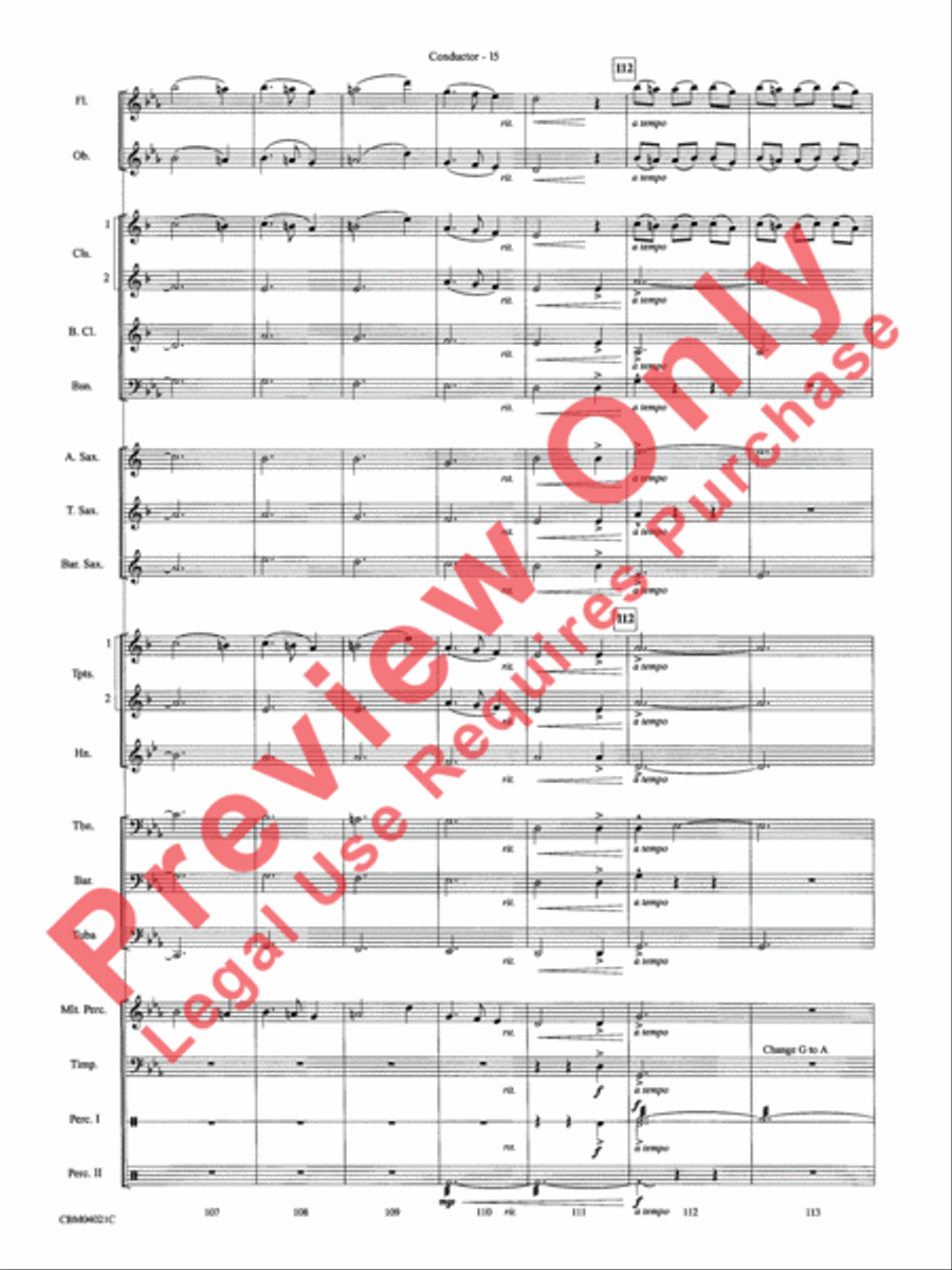 Harry Potter and the Prisoner of Azkaban, Selections from Concert Band scores gallery preview page 18
