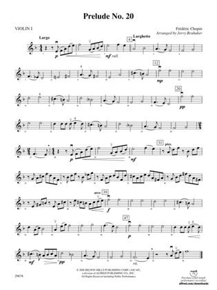 Prelude No. 20: 1st Violin