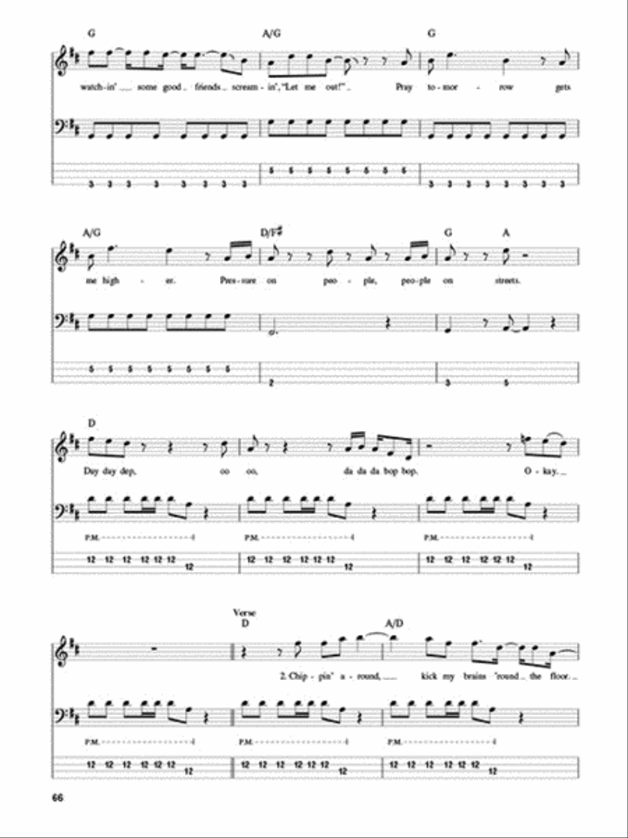 Best Bass Lines Ever Bass Guitar Tablature scores gallery preview page 5