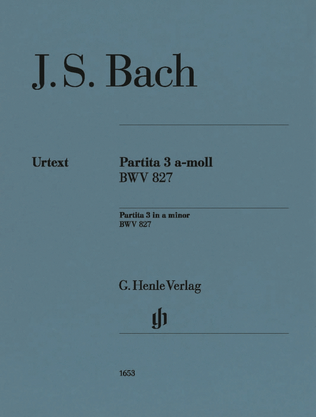 Book cover for Partita No. 3 in A Minor