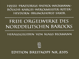 Book cover for Free Organ Works of North German Baroque