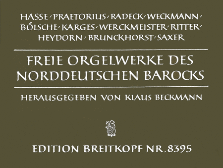 Free Organ Works of North German Baroque