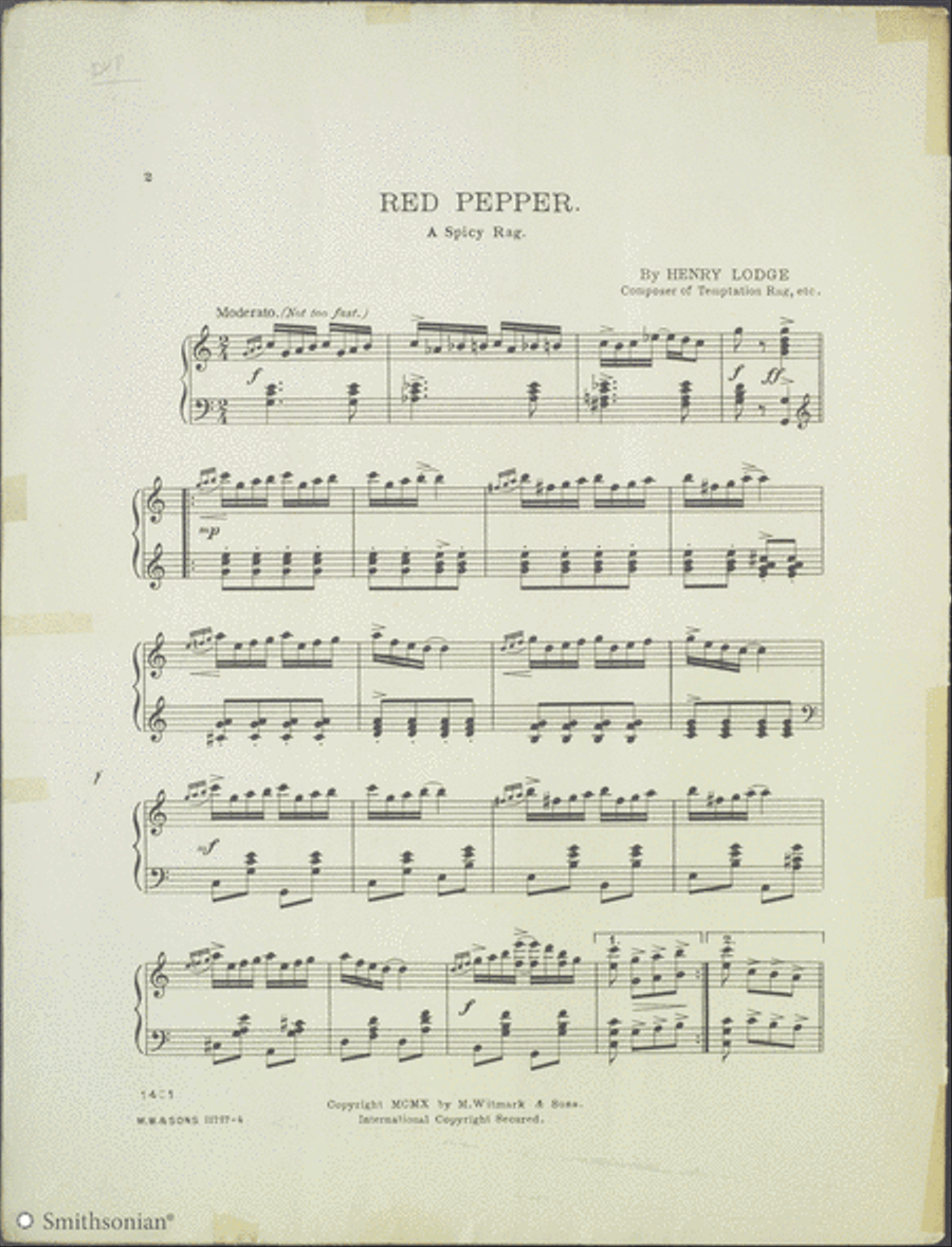 Red Pepper Piano Solo scores gallery preview page 2