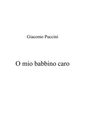 Book cover for O mio babbino caro - Gianni Schicchi - Giacomo Puccini - Voice and guitar