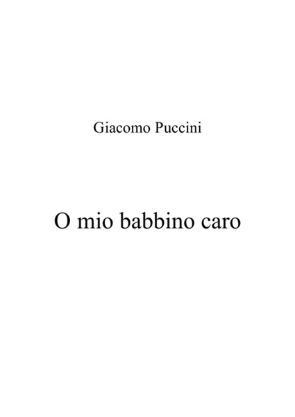 O mio babbino caro - Gianni Schicchi - Giacomo Puccini - Voice and guitar