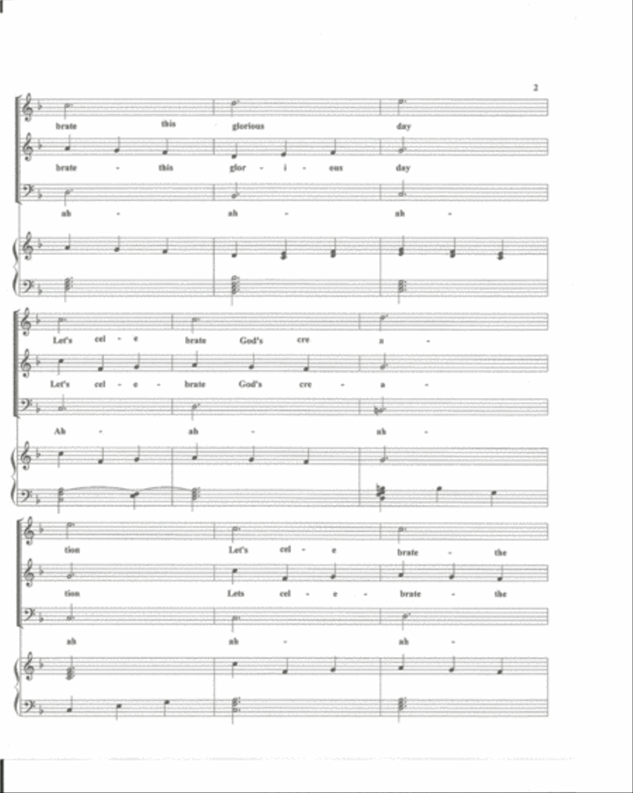 Let's Celebrate Choir scores gallery preview page 2