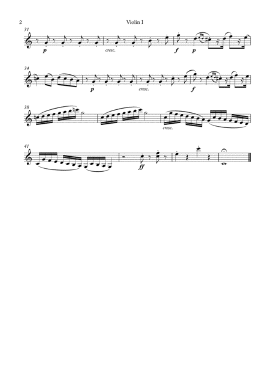 La chevaleresque arranged for String Quartet String Quartet scores gallery preview page 5