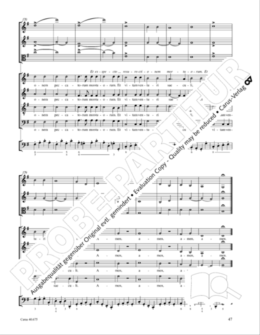 Mass in G Major STB scores gallery preview page 60