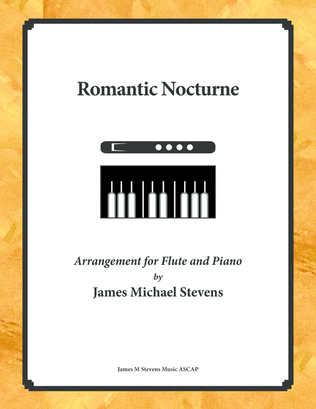 Book cover for Romantic Nocturne - Solo Flute and Piano