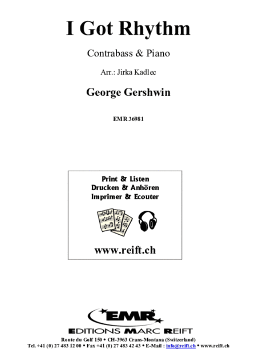 I Got Rhythm Double Bass scores gallery preview page 2
