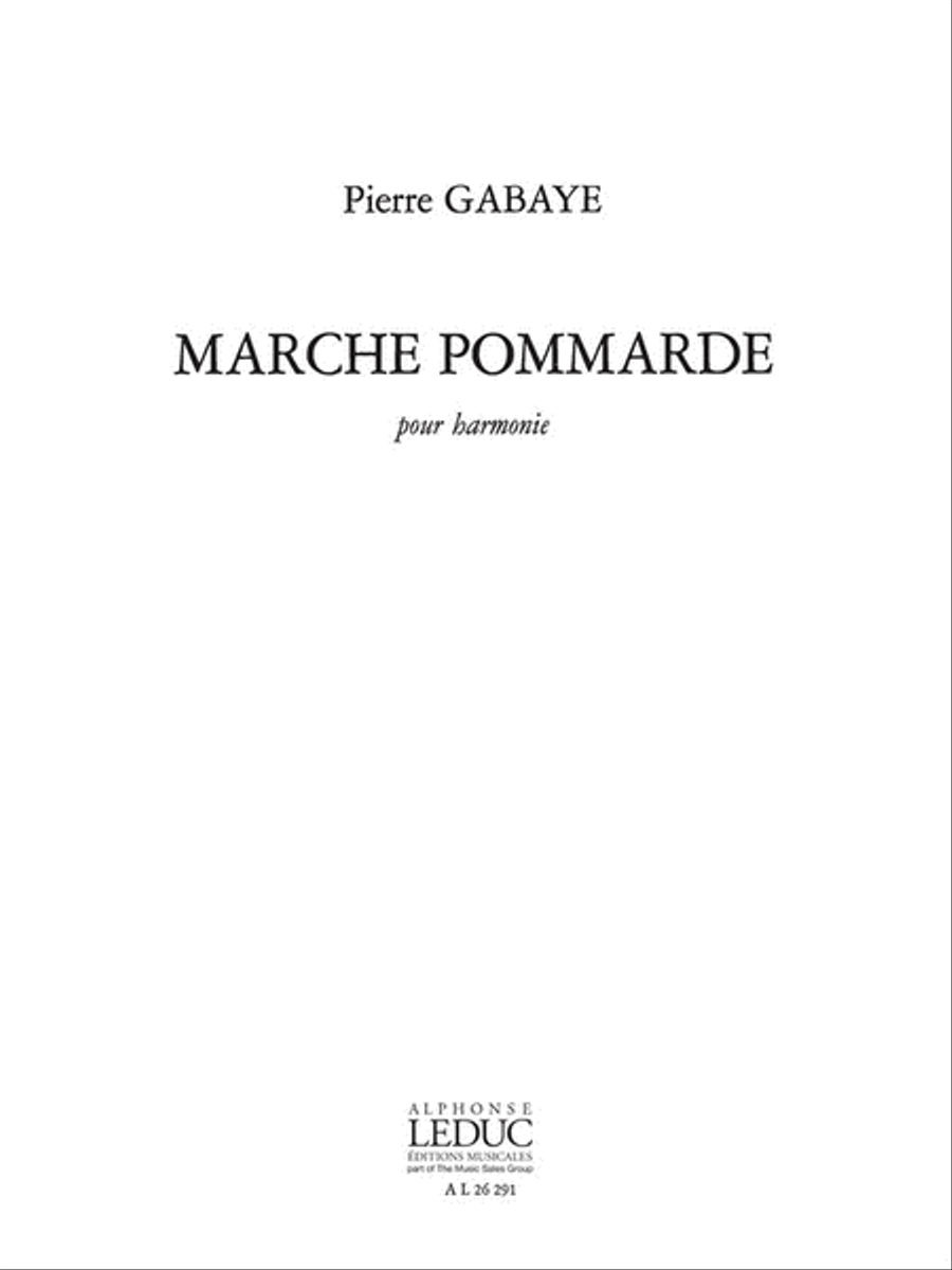 Gabaye Marche Pommarde Harmonie Book Collection / Songbook scores gallery preview page 1