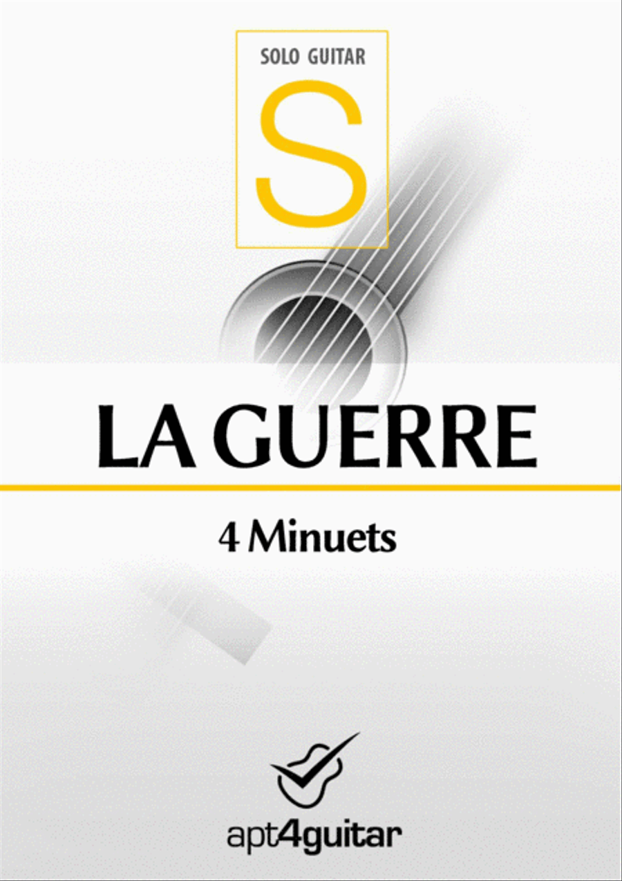 4 Minuets 4 Minuets Classical Guitar scores gallery preview page 1