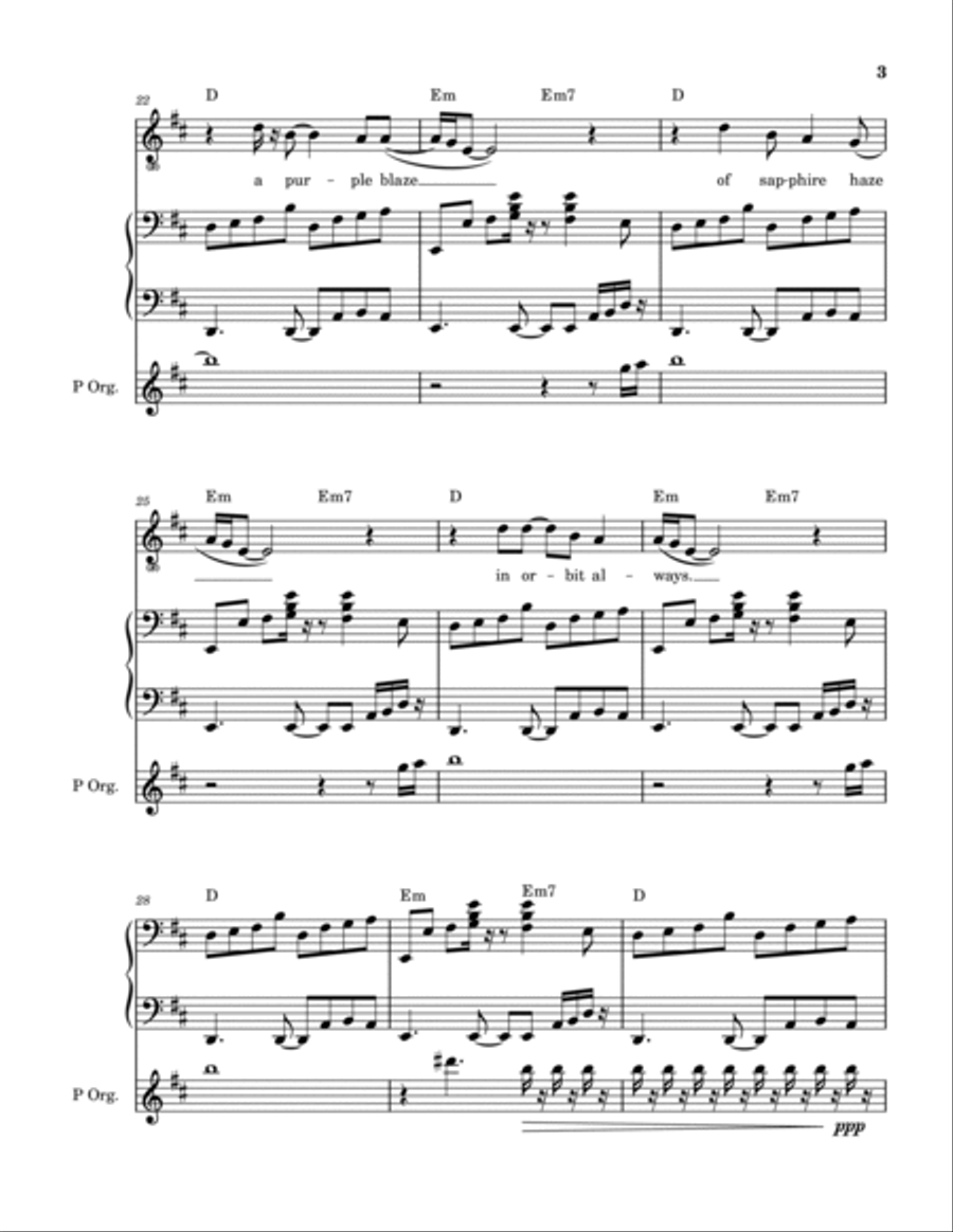 Planet Caravan Piano, Vocal, Guitar scores gallery preview page 4