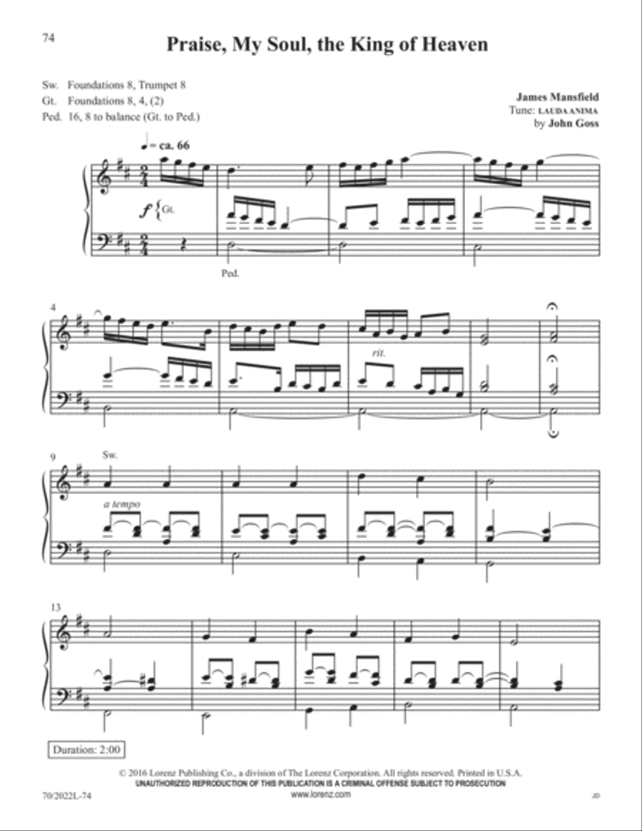 Easy Organ Library, Vol. 61 Organ Solo scores gallery preview page 27