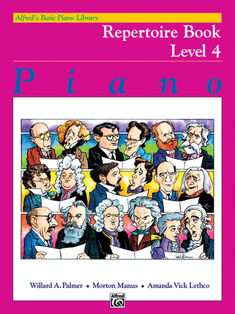 Alfred's Basic Piano Course Repertoire, Level 4 Piano Method scores gallery preview page 1
