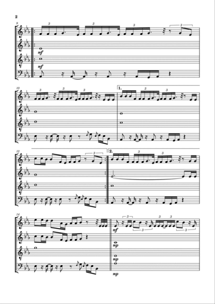 Seasons Woodwind Quartet scores gallery preview page 3