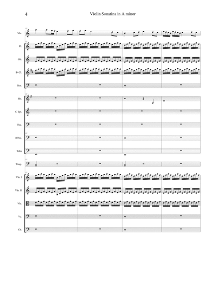 Violin Sonatina in A minor 'Agora' - Score and Parts image number null