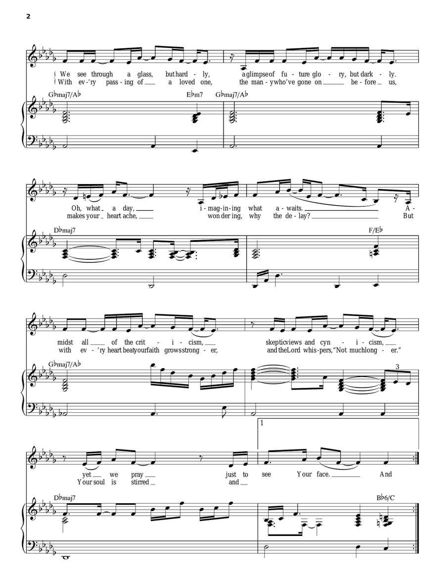 It Will All Be Worth It Piano, Vocal, Guitar scores gallery preview page 2