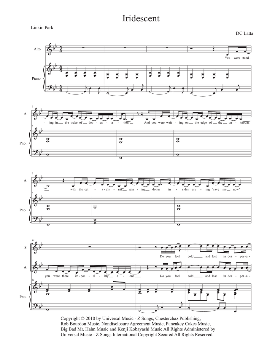 Iridescent Iridescent 4-Part scores gallery preview page 3
