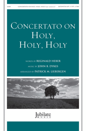 Book cover for Concertato on Holy, Holy, Holy
