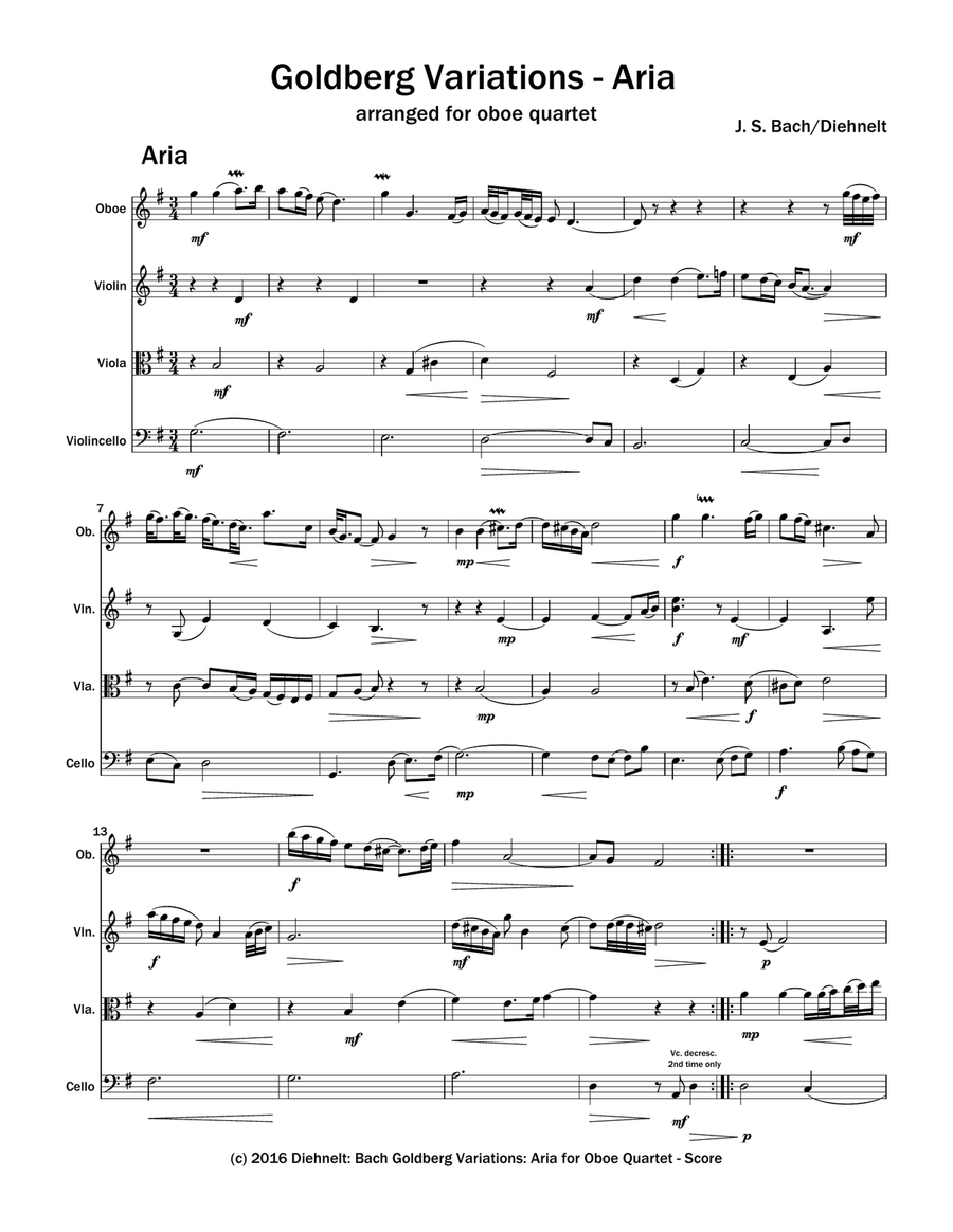 Bach: Goldberg Variations 