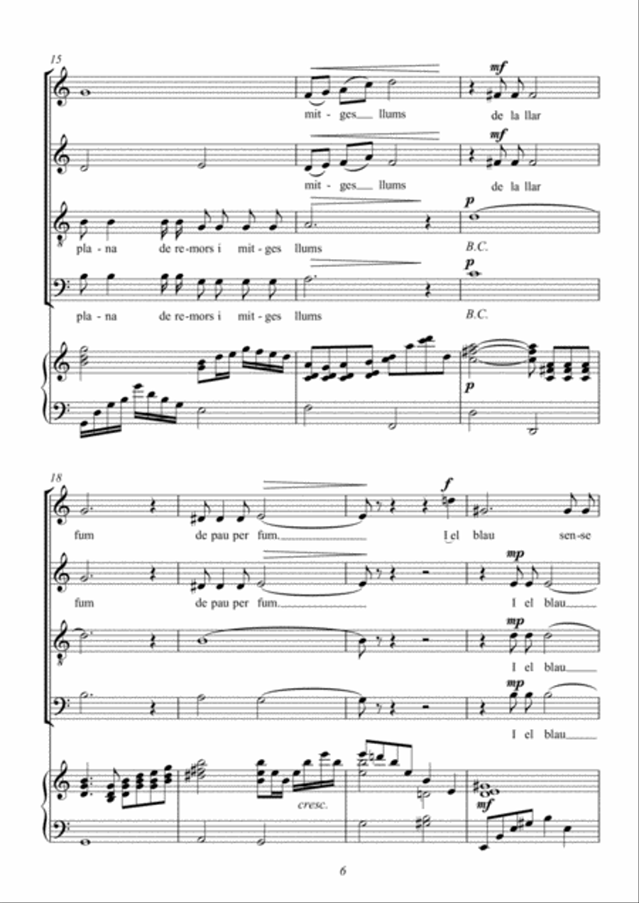 Les illes 4-Part scores gallery preview page 6