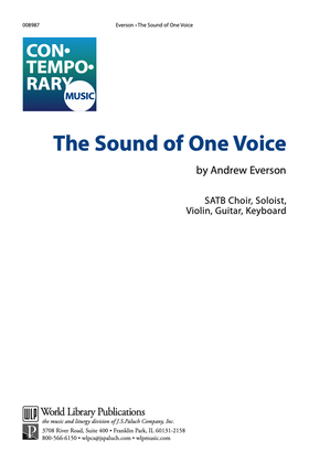 Book cover for The Sound of One Voice